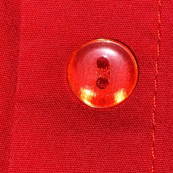 EUC Gorgeous Vivini Women Red Button-Down Shirt - Picture 3 of 5